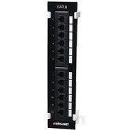 New INTELLINET 560269 CAT-6 UTP Wall-Mount Patch Panel, 12 Port