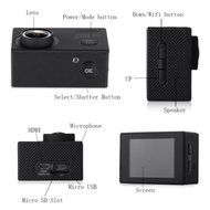 Action Sports Camera JiuChoi S7 2.0inch 14MP FHD Action Dv Waterproof Wifi 1080p Diving Helmet Sports Car Camera... N25