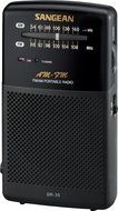 Sangean All in One Compact Design Pocket Size Portable AM/FM Radio with Built-in Speaker, Earphone Jack, LED Tuning...