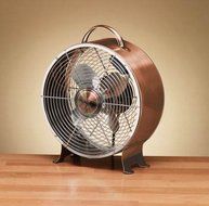 Deco Breeze DBF5348 Retro Metal Fan Copper