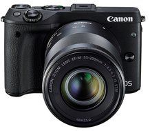 Canon EOS M3 Mirrorless Camera (Black) with EF-M 18-55mm IS STM and EF-M 55-200mm IS STM Lenses - International... N4