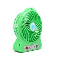 FOLOTE 4-inch Mini Hand Held Portable USB Fan Powered by Lithium Rechargeable Battery, 4 Blades, 3 Speeds Wind... N2