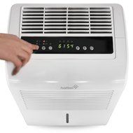 Ivation 30 Pint Energy Star Dehumidifier - Includes Programmable Humidistat, Hose Connector, Auto Shutoff / Restart... N2