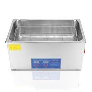 OrangeA Ultrasonic Cleaner Ultrasonic Cleaner Solution Heated Ultrasonic Cleaner 15L for Jewelry Watch Cleaning... N44
