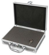 Protective Silver Aluminium Flight Case With Shock Absorbing D.I.Y Customizable Foam Interior - Compatible with... N2