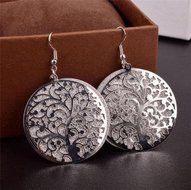 Elegant Women Lady Hook Earrings Crystal Ear Stud Dangle Hoops Jewelry Gifts N4