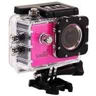 Generic Pangu 1080P 1.5 Inch 12MP 170 Degree Full HD Micro USB 2.0 Wifi SJ4000 Sports DV Camera (Pink) N2