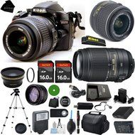 D3200 24.2 MP CMOS Digital SLR, NIKKOR 18-55mm f/3.5-5.6 Auto Focus-S DX VR, AF-S NIKKOR 55-300mm f/4.5-5.6G ED... N3