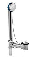 Oatey 202-1 Dearborn Brass Bathtub Drain with Chain and Stopper, Chrome by Oatey