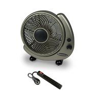 Soleus Air FTY-25 3-Speed Electric Rotating Table Fan with Vivitar 6-Outlet Power Strip