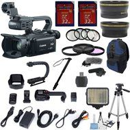 Canon XA25 Professional Camcorder w/ 20x HD Video Exclusive Celltime Bundle w/ .43x Wide Angle Lens +2.2x Telephoto...