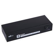 E-SDS 1 In 8 Out 3 RCA AV Audio Video Splitter Amplifier for Cable Box DVD DVR Analog TV N5