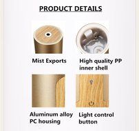 HICBOX Car mini USB Aroma humidifier creative home technology gifts (Black) N5