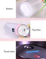 Led Aroma Diffuser Ultrasonic Humidifier USB 5V 2W 4Colors 300ML Ultrasonic Mist Maker Fogger Car Diffuser Aromatherapy...