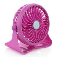 Happy-top 360 Degree Adjustable Wireless USB or 18650 Battery Powered Portable Desk Fan Mini Portable Fan Electric... N2