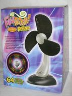 Fantastik! Deluxe Animated Light Show Cordless Fan, 64 Unique Lighting Effects!