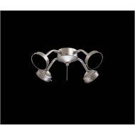 Minka-Aire K1-L-BS, 4-Light Brushed Steel Fitter, Brushed Steel