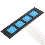 DC 4 Key Matrix Membrane Switch Control Keypad Keyboard Super Slim Pad N2