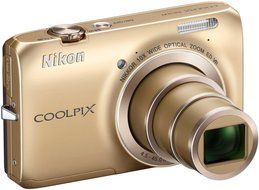 Nikon Coolpix S6300 Digital Camera (Gold) N4