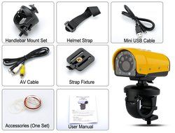 Waterproof Sports Camera "Cichlid II" - 1280x720 Resolution, 120 Degree Wide Angle Lens, SOS Light, Positioning...