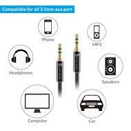 Syncwire AUX Cable 3.5mm Nylon Braided Auxiliary Audio Cable Series - For Beats Headphones, Apple iPod iPhone... N4
