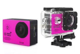 (Pink) Action Camera SJ7000 Wifi 2.0 LTPS LED mini cam recorder marine diving 1080P HD DV Go pro style two batteries... N4