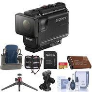 Sony HDR-AS50 Full HD Action Cam - Bunndle With 32GB MicroSDHC U3 Card, Spare Battery, Camera Case, Sony Arm Kit...