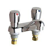 Chicago Faucets 802-V665ABCP 4-Inch Centerset Lavatory Metering Faucet, Chrome by Chicago Faucets