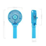 Dealpeak Mini Rechargeable Foldable USB Handheld Fan Fast Cooling Fan Cooler (pink) N2
