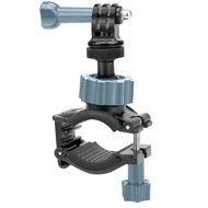 Action Camera Ski Pole Mount with 2 MicroFiber Cloths by USA Gear - Works With GoPro Hero4 , Ion Air Pro 3 , Drift... N9