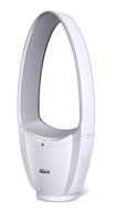 Bladeless Fan, Oscillating Fan, With LED Light, Remote Control - Silver