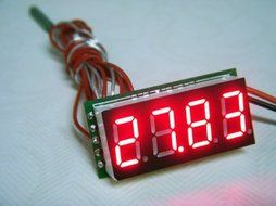 RioRand 0.56 4 high-precision thermometer PT100 display digital thermometer waterproof - 200 ~ 450 ℃ Red LED