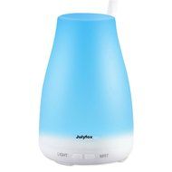 Julyfox 100ml Aromatherapy Essential Oil Diffuser Portable Ultrasonic 7 Color LED Lights Changing Auto Shut-off...