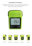 ZOGLAL MINI-TH Portable Precision Large LCD Display Backlight Alarming Big Capacity Green USB Digital Temperature... N2