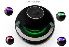 White LED Bluetooth 3.0 Stereo Speaker Flashing Lights N4