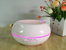 200ml Aroma Essential Oil Diffuser,New Ultrasonic Cool Mist Whisper-Quiet Humidifier with Color LED Lights Changing...