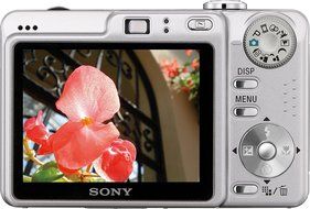 Sony Cybershot DSCW55 7.2MP Digital Camera with 3x Optical Zoom (Silver) (OLD MODEL) N4