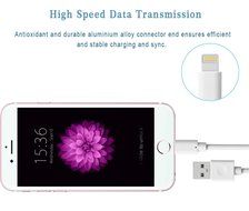 iPhone Charging Wire, MarchPower 2 Pack 10ft Extra Long Nylon Braided USB Cord Charging Cable For iPhone SE 6s... N15