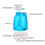 Ultrasonic Cool Mist Humidifier-Aromatherapy Essential Oil Diffuser -Whisper Quiet with LED Nightlight - 4L High... N5
