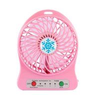 Small Portable Fan Battery Operated Rechargeable Usb Personal 3 Speed Mini Table Fan Electric Battery Powered...
