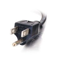 C2G / Cables To Go 53409 18 AWG Universal Right Angle Power Cord, Black (12 Feet/3.65 Meters) N8
