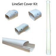 3" 7.5 FT Ductless Mini Split Line Set Cover Kit, Professional Outdoor Cover Kit N2