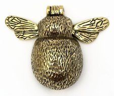 Solid Brass Bumble Bee Door Knocker by Heritage Casting