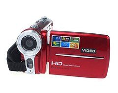 Camcorder,EEDI Hot seller Original Fashion 3In TFT LCD 20MP Digital Video Camcorder 16x Digital Zoom DV Camera-Red N3