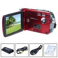 Camcorder,EEDI Hot seller Original Fashion 3In TFT LCD 20MP Digital Video Camcorder 16x Digital Zoom DV Camera-Red N4