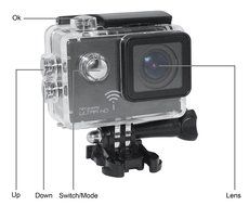 Action Camera, MiSafes Waterproof 4K 2160P Diving Camcorder 170&deg; Wide Angle HD WIFI Car DVR Cam 30m Digital Underwater... N3