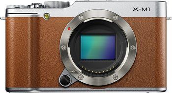 Fujifilm X-M1 Compact System 16 MP Digital Camera with 3-Inch LCD Screen - Body Only (Brown) N51