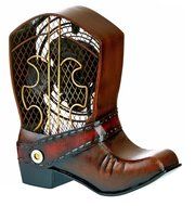 Deco Breeze DBF0122 Figurine Cowboy Boot Fan