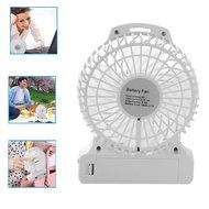 Topwell 4.3-Inch Mini USB 3 Speeds Rechargeable Portable Table Fan Electric Personal Fans 18650 Desktop Fan Hand...