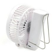 AURIN Electric Handy Fan Mini Portable Fan Foldable Fan with Rechargeable Battery (White)